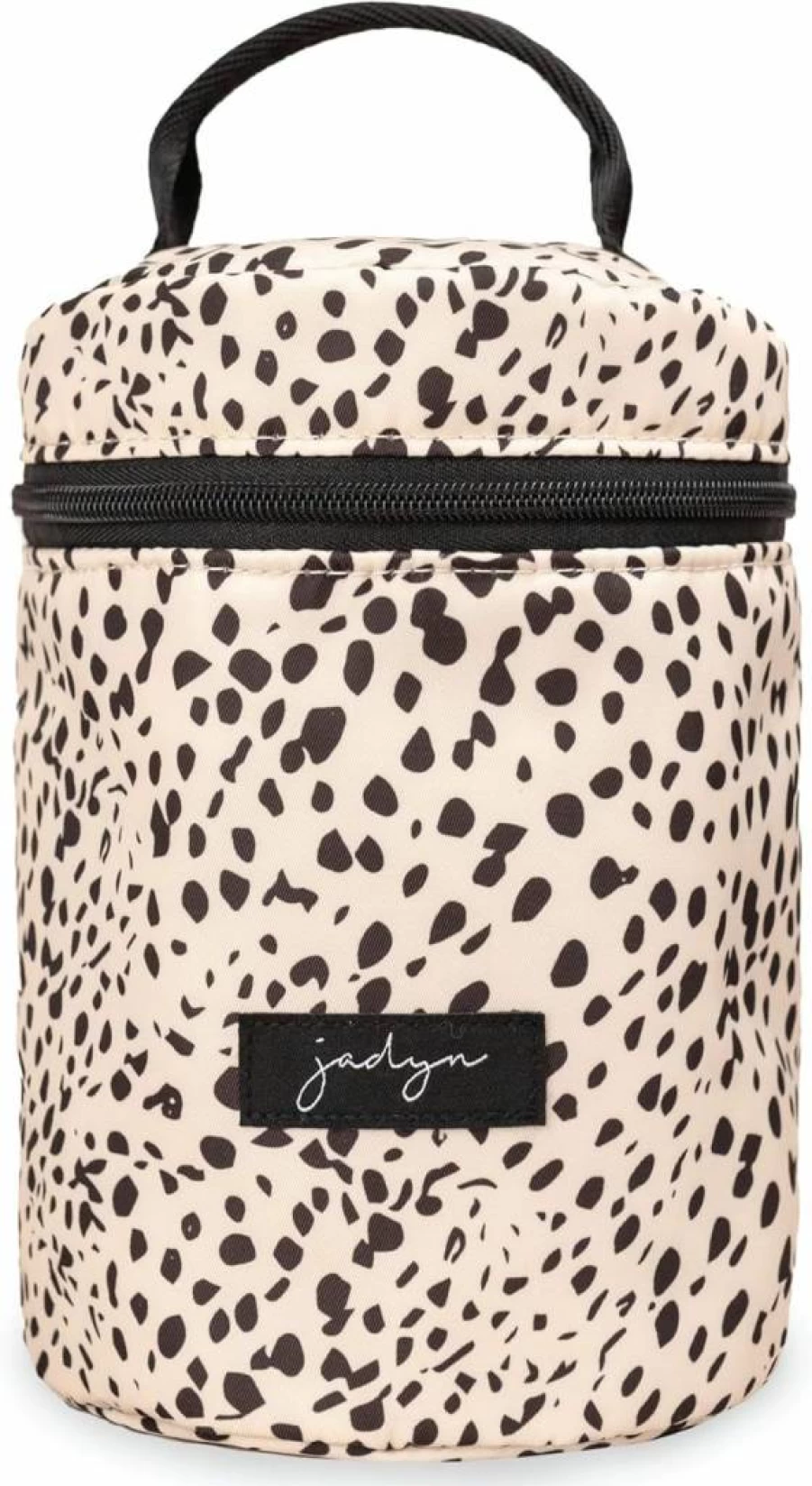 Jadyn Water Resistant Desert Leopard Makeup Bag - Travel Cosmetic Pouch for Women, Toiletries & Accessories