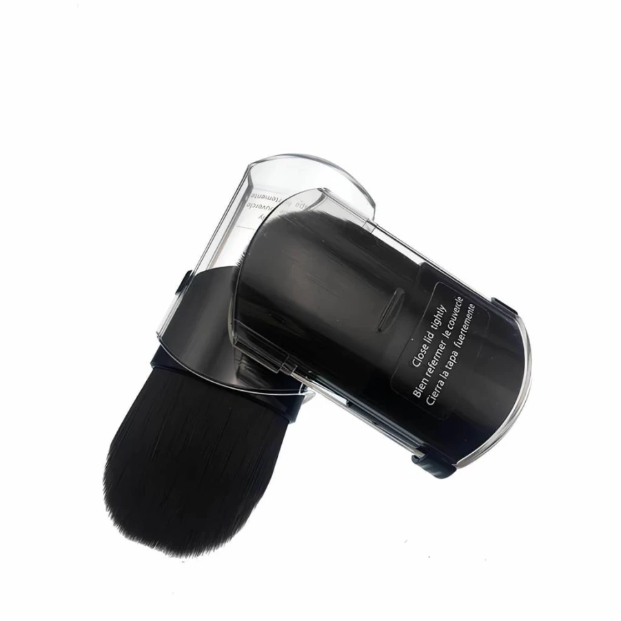 Bling Toman Retractable Mini Blush Brush - Travel Makeup Brush for Powder, Cream & Liquid Cosmetics | Portable Telescopic Foundation & Bronzer Brush (1 Piece)