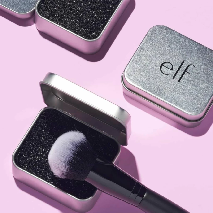 E.L.F. Vegan Dry Brush Cleaner – Liquid-Free, Reusable & Travel-Friendly Makeup Brush Cleaner for Pigment Removal, Cruelty-Free & Non-Damaging