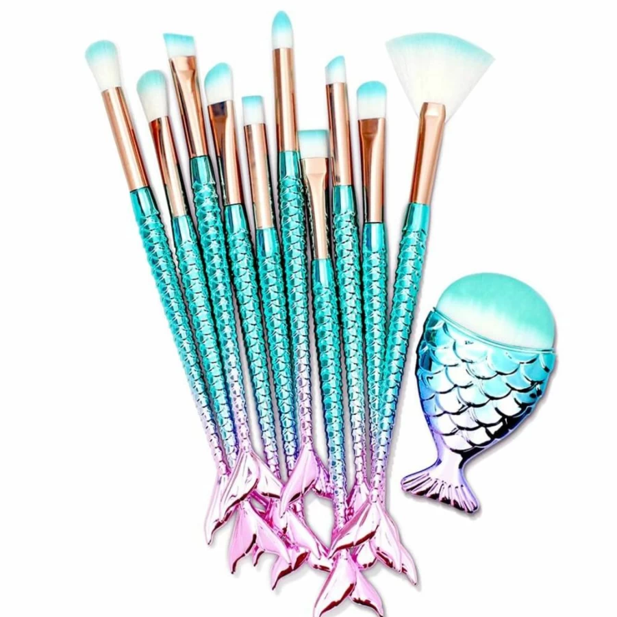 HOFASON 11-Piece Professional Makeup Brush Set for Foundation, Blush, Eyebrow & Eyeliner - Perfect Cosmetic Brushes for Women, Teens & Girls, Ideal Gift for Easter, Stocking Stuffers & Beauty Accessories