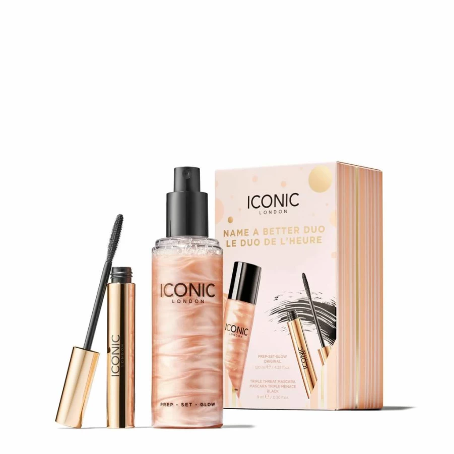 Iconic London Vegan Makeup Set - Cruelty-Free Glow & Radiance Kit, Perfect Gift for Beauty Lovers