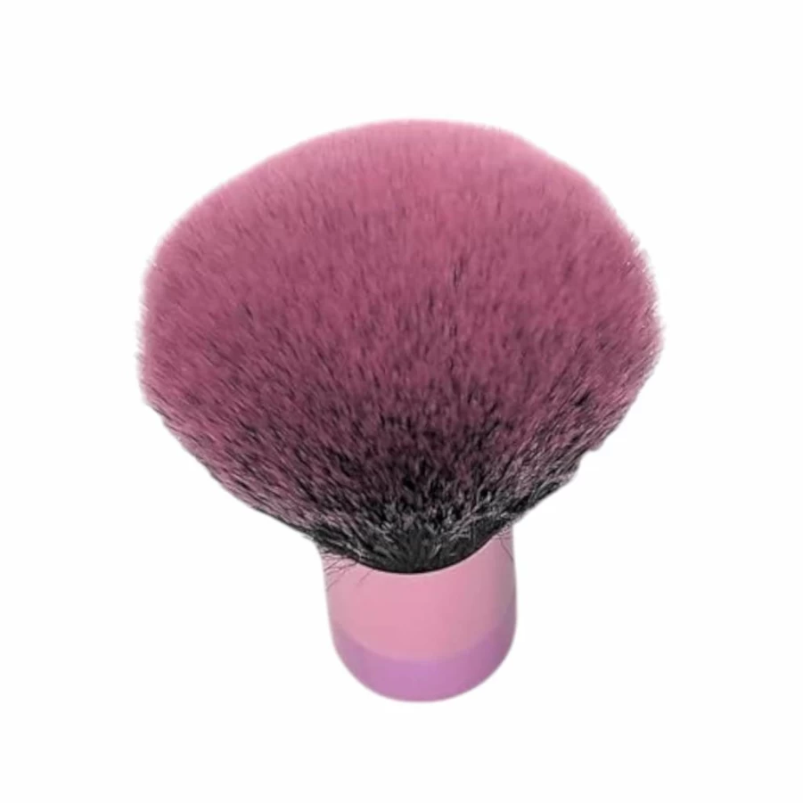Luxury Large Kabuki Powder Brush by BevyGold - Soft Fluffy Face & Body Makeup Brush for Tanning, Contouring, and Finishing (Pink)