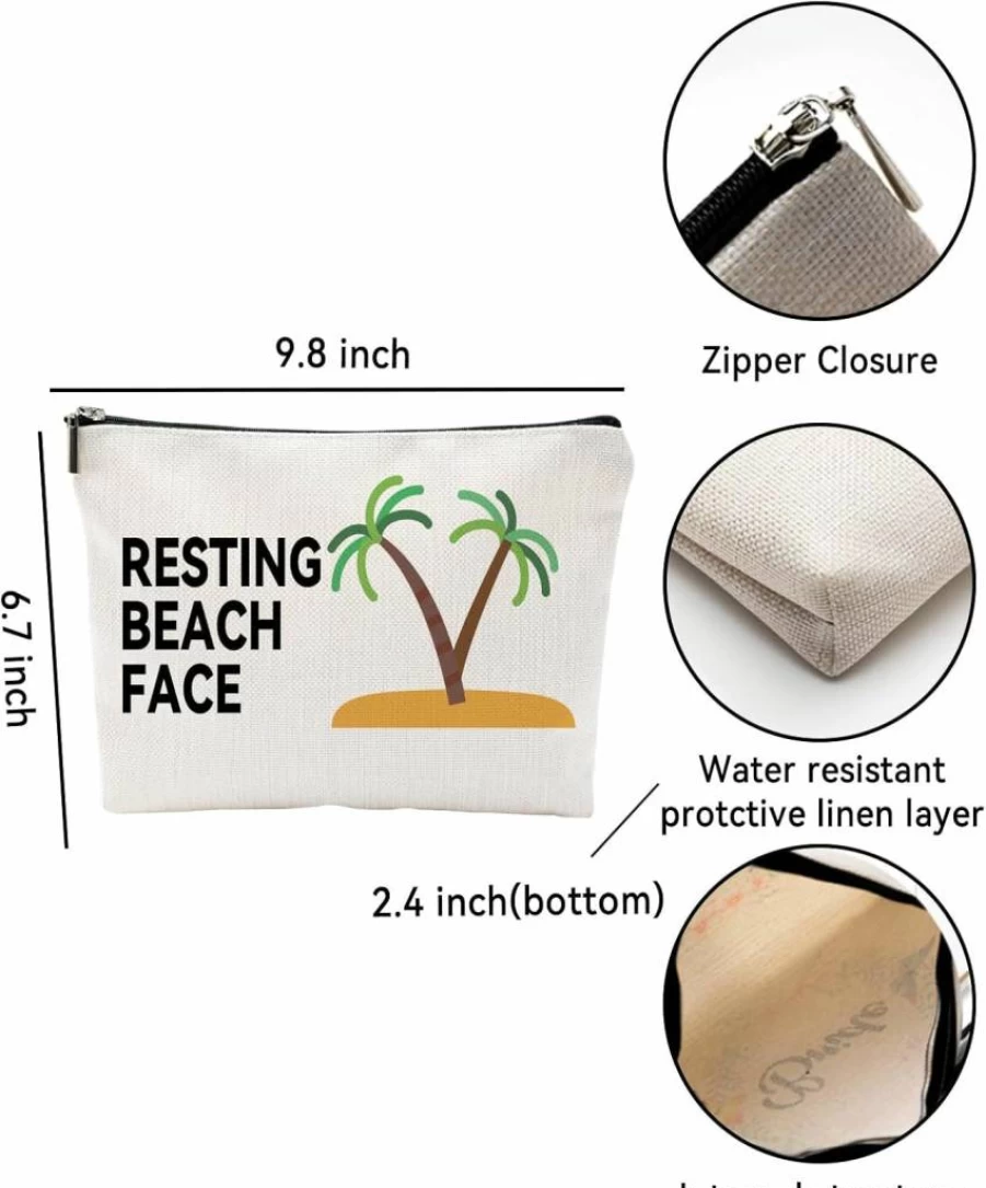 ZUYUROU Funny Cosmetic Travel Bag - Unique Gifts for Women, Birthday Present, Girls Weekend Overnight Essential, Makeup Bag for Friends & Hostess